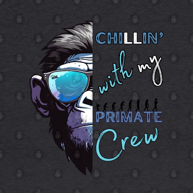 Monkeying Around: Chillin' with My Primate Crew by Toonstruction